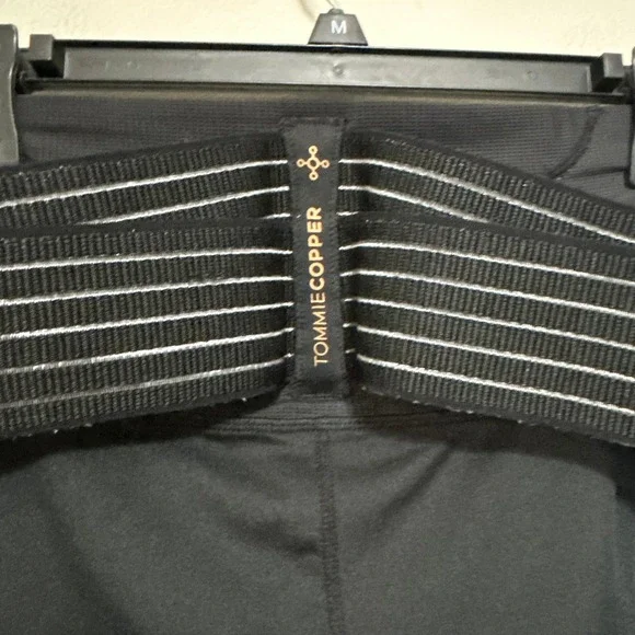 Tommie Copper Women's Capris 4XL Black Compression Back Support Belt Activewear - Picture 4 of 13